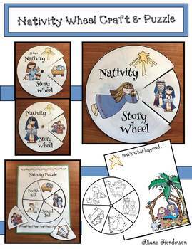 Preview of Christmas Around the World Crafts Nativity Craft