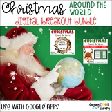 Christmas Around the World Digital Breakout or Escape Bundle 