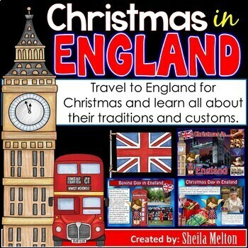 Preview of Christmas in England PowerPoint Christmas Around the World Holidays Traditions