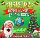 Christmas Around the World Escape Room Activity (Printable