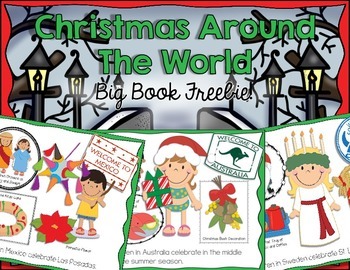 Preview of Christmas Around the World FREEBIE