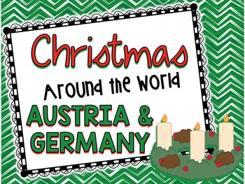 Preview of Christmas Around the World - Austria/Germany - Facts, Carols, Worksheets