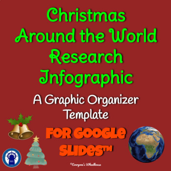 Preview of Christmas Around the World Graphic Organizer Infographic for Google Slides™ 