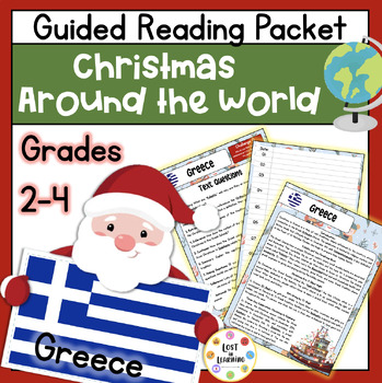 Preview of Christmas Around the World || Greece || Reading Comprehension Packet