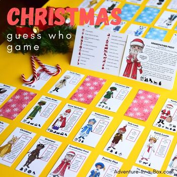 Preview of Christmas Around the World Guess Who Game (+ Classroom Rules with Posters)