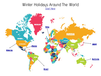 Christmas Around the World Hyperdoc by Haley Schafer | TpT