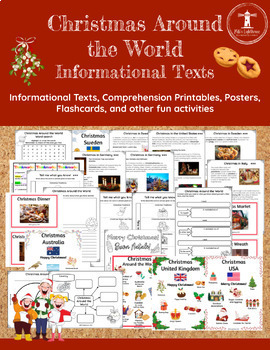 Preview of Christmas Around the World Informational Texts, Posters and Printables