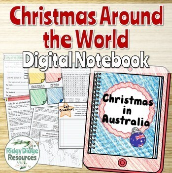 Preview of Christmas Around the World Interactive Digital Student Workbook