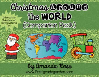 Preview of Christmas Around the World Interactive Slideshow or Informational Text
