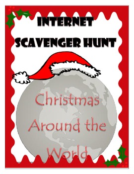 Preview of Christmas Around the World - Internet Scavenger Hunt