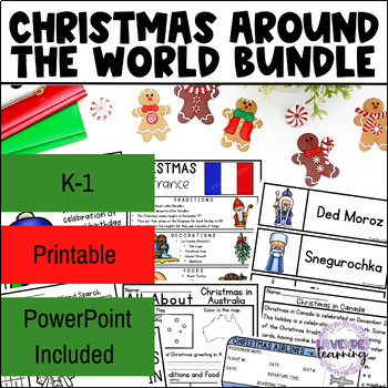 Preview of Christmas Around the World Kindergarten - Christmas Around the World PowerPoint 