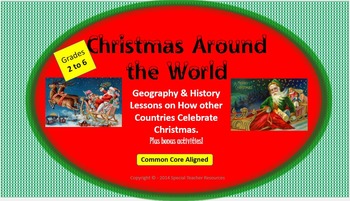 Preview of Christmas Around the World Lesson Plan