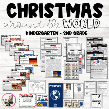 Preview of Christmas Around the World: Lower Elementary (Kindergarten, 1st, 2nd Grade)