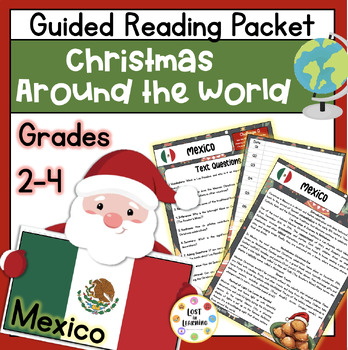 Preview of Christmas Around the World || Mexico || Guided Reading Comprehension Packet