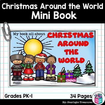 Preview of Christmas Around the World Mini Book for Early Readers