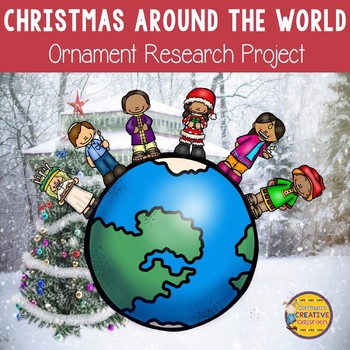 Preview of Christmas Around the World Ornament Writing Project