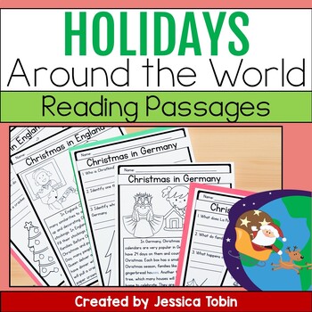 Preview of Christmas Around the World Passages - Winter Holidays Around the World Research