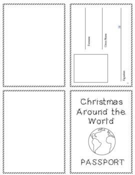 Preview of Christmas Around the World Passport and Stamps