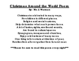Christmas Around the World Poem