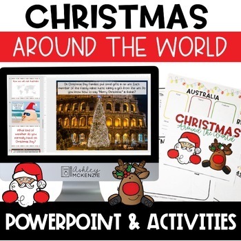 Preview of Christmas Around the World Activities and Powerpoint
