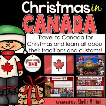 Preview of Christmas in Canada PowerPoint Christmas Around the World Holidays Traditions