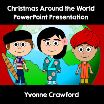 Preview of Christmas Around the World PowerPoint Presentation - 23 Countries PPT