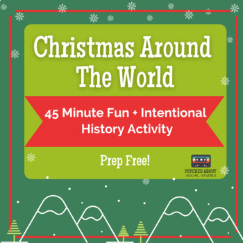 Preview of Christmas Around the World - Prep Free Christmas Activity