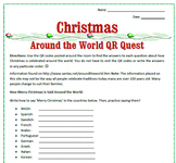 Christmas Around the World QR Code Reading & Activities