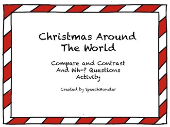 Preview of Christmas Around the World Quick Comprehension & Compare/Contrast Activity
