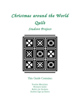Preview of Christmas Around the World Quilt - Student Project