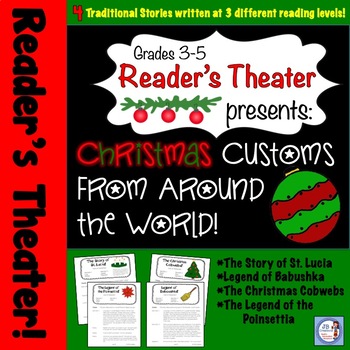 Preview of Christmas Around the World Reader's Theater Set (Differentiated scripts!)