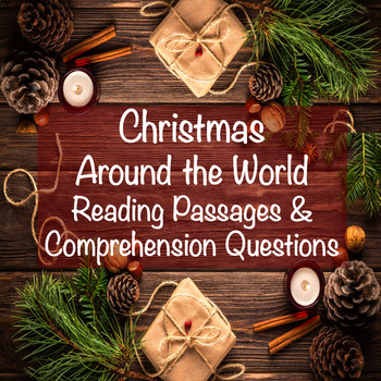 Preview of Christmas Around the World Reading Comprehension Passages and Questions