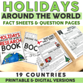 Holidays Around the World Research Fact Sheets & Questions
