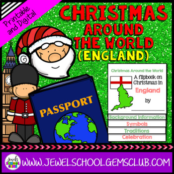 Preview of Christmas Around the World Research Project | Christmas in England Flipbook