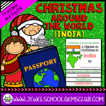 Preview of Christmas Around the World Research Project | Christmas in India Flipbook