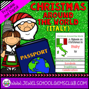 Preview of Christmas Around the World Research Project | Christmas in Italy Flipbook