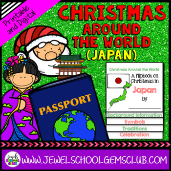 Preview of Christmas Around the World Research Project | Christmas in Japan Flipbook