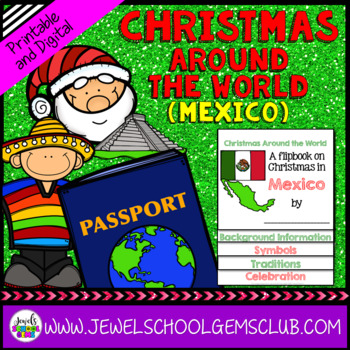 Preview of Christmas Around the World Research Project | Christmas in Mexico Flipbook