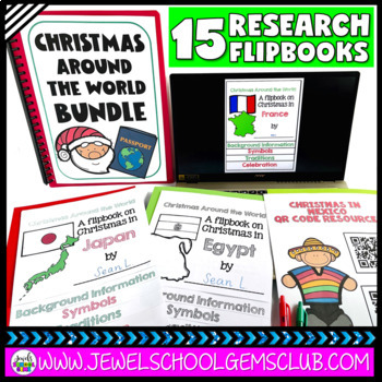 Preview of Christmas Around the World Research Project | December Activities