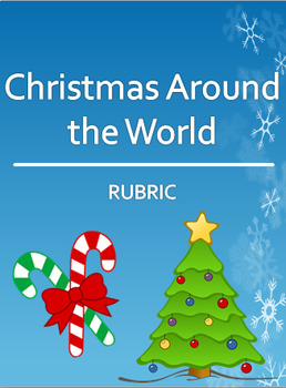 Preview of Christmas Around the World Rubric