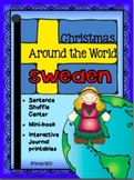 Christmas Around the World Sweden mini book fluency center