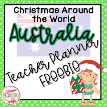 Preview of Christmas Around the World Unit | Australia Teacher Planner FREEBIE