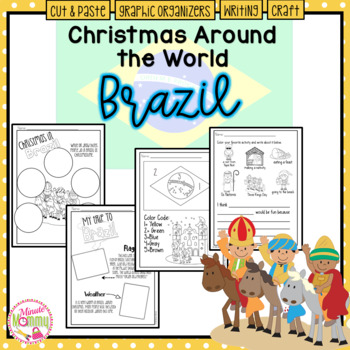 Preview of Christmas Around the World Unit | Brazil Scrapbook