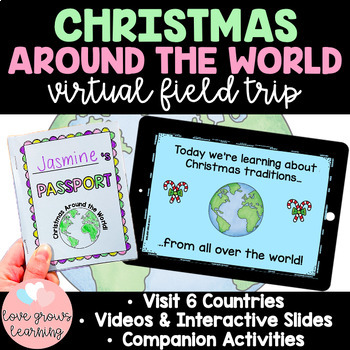 Preview of Christmas Around the World Virtual Field Trip with Passport Craft Activity