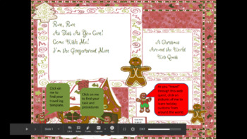 Preview of Christmas Around the World WebQuest: Come With Me, I'm the Gingerbread Man