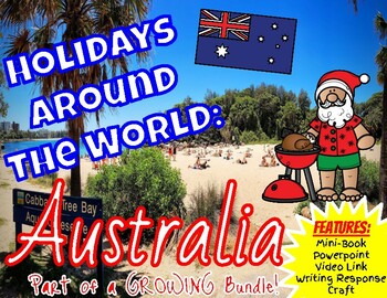 Preview of Christmas Around the World | Winter Holidays: Australia + PowerPoint