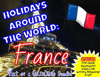 Preview of Christmas Around the World | Winter Holidays: France + PowerPoint