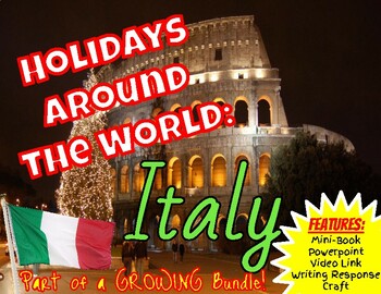 Preview of Christmas Around the World | Winter Holidays: Italy + PowerPoint