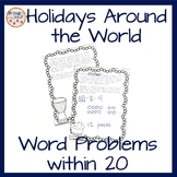 Holidays Around the World Word Problems within 20