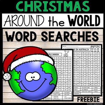 Preview of Christmas Around the World Word Search